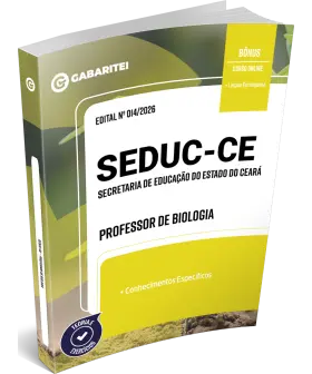 Capa: Apostila SEDUC-CE -  Professor de Biologia