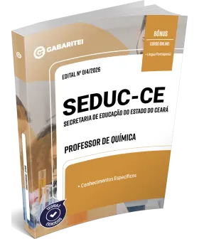 Capa: Apostila SEDUC-CE -  Professor de Química