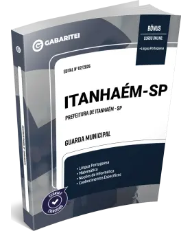 Capa: Apostila Prefeitura de Itanhaém - SP - Guarda Municipal