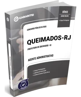 Capa: Apostila Prefeitura de Queimados - RJ - Agente Administrativo