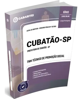 Capa: Apostila Prefeitura de Cubatão - SP - Tnm Técnico de Promoção Social