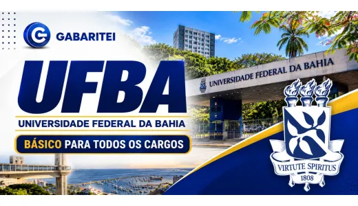 Capa: Curso Online UFBA - Básico para todos os cargos