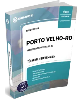 Capa: Apostila Prefeitura de Porto Velho - RO - Técnico em Enfermagem