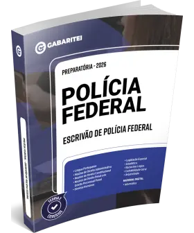 Capa: Apostila Preparatória PF - Escrivão de Polícia Federal
