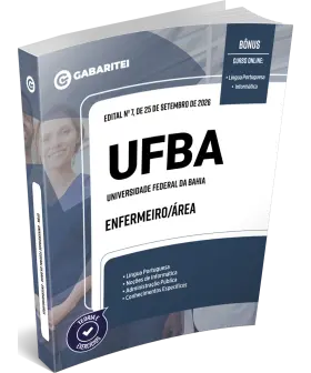 Capa: Apostila UFBA - Enfermeiro/Área