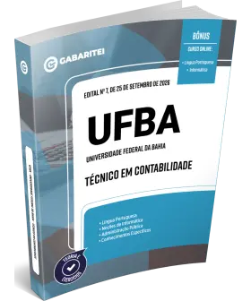 Capa: Apostila UFBA - Técnico em Contabilidade