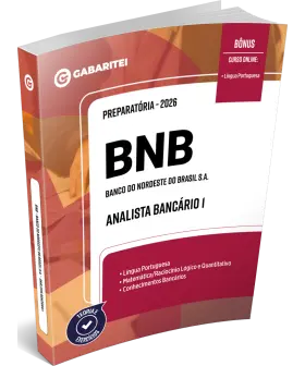 Capa: Apostila Preparatória BNB – Analista Bancário 1