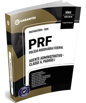 Capa: Apostila Preparatória  - PRF - Agente Administrativo