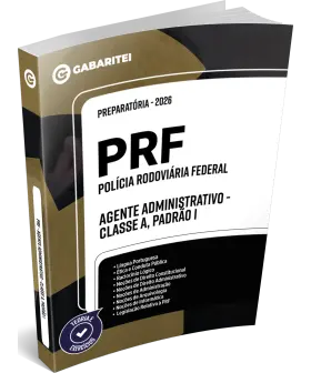 Capa: Apostila Preparatória  - PRF - Agente Administrativo